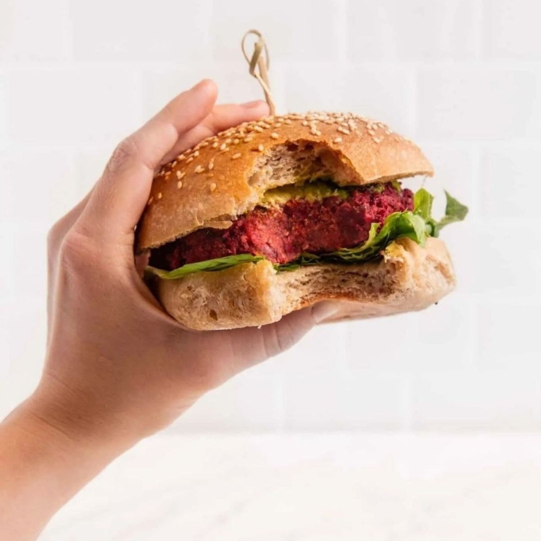 Raízes | Hambúrguer Vegano de Lentilha e Beterraba (2 unidades)