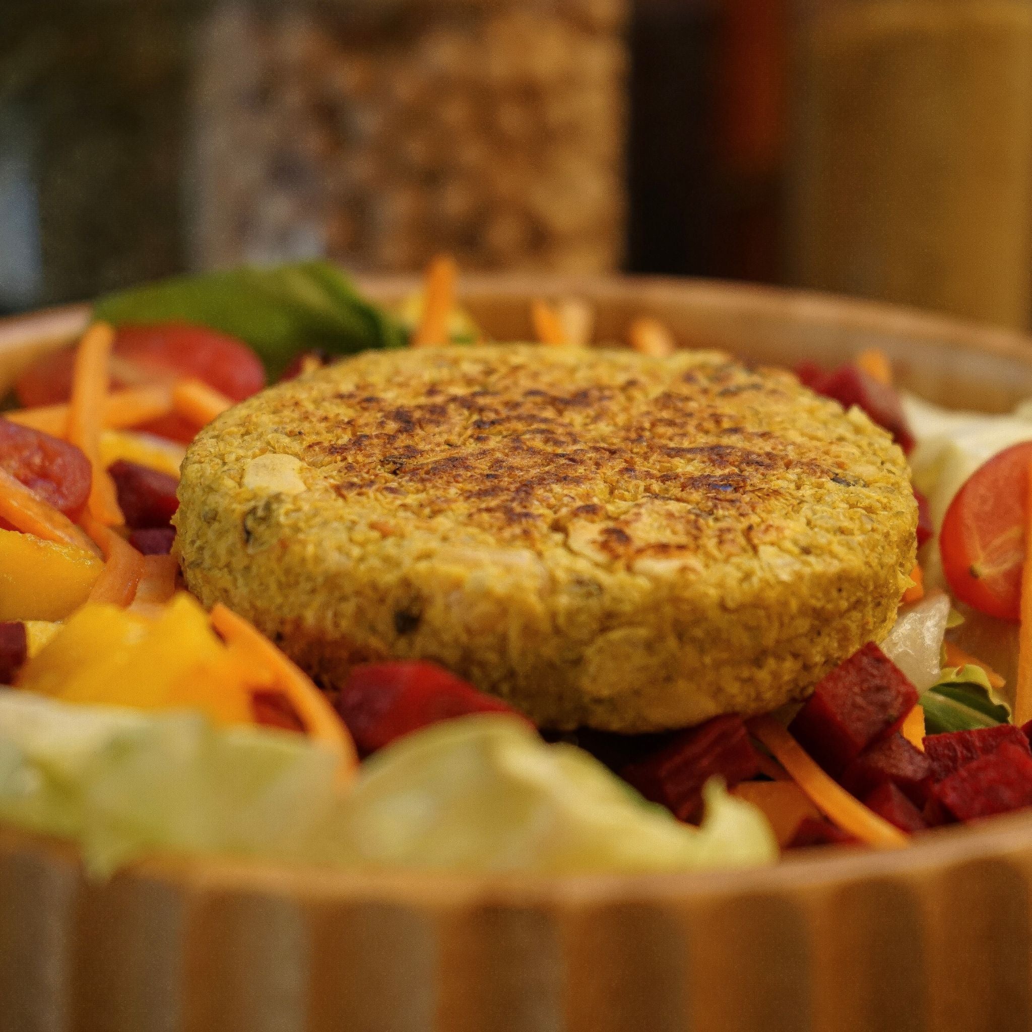 Sol | Hambúrguer Vegano de Feijão Branco e Quinoa (2 unidades)