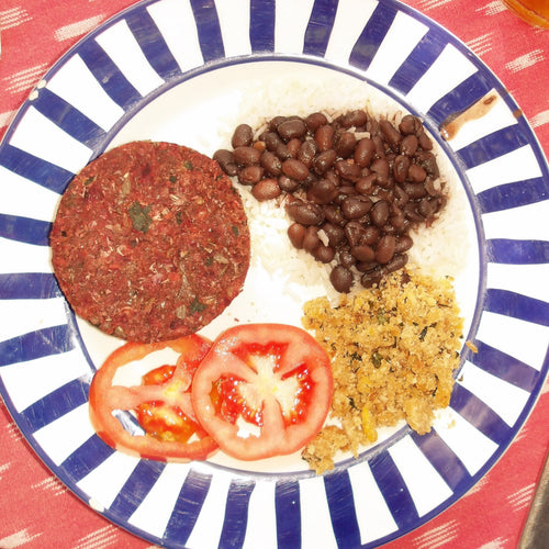 Raízes | Hambúrguer Vegano de Lentilha e Beterraba (2 unidades)