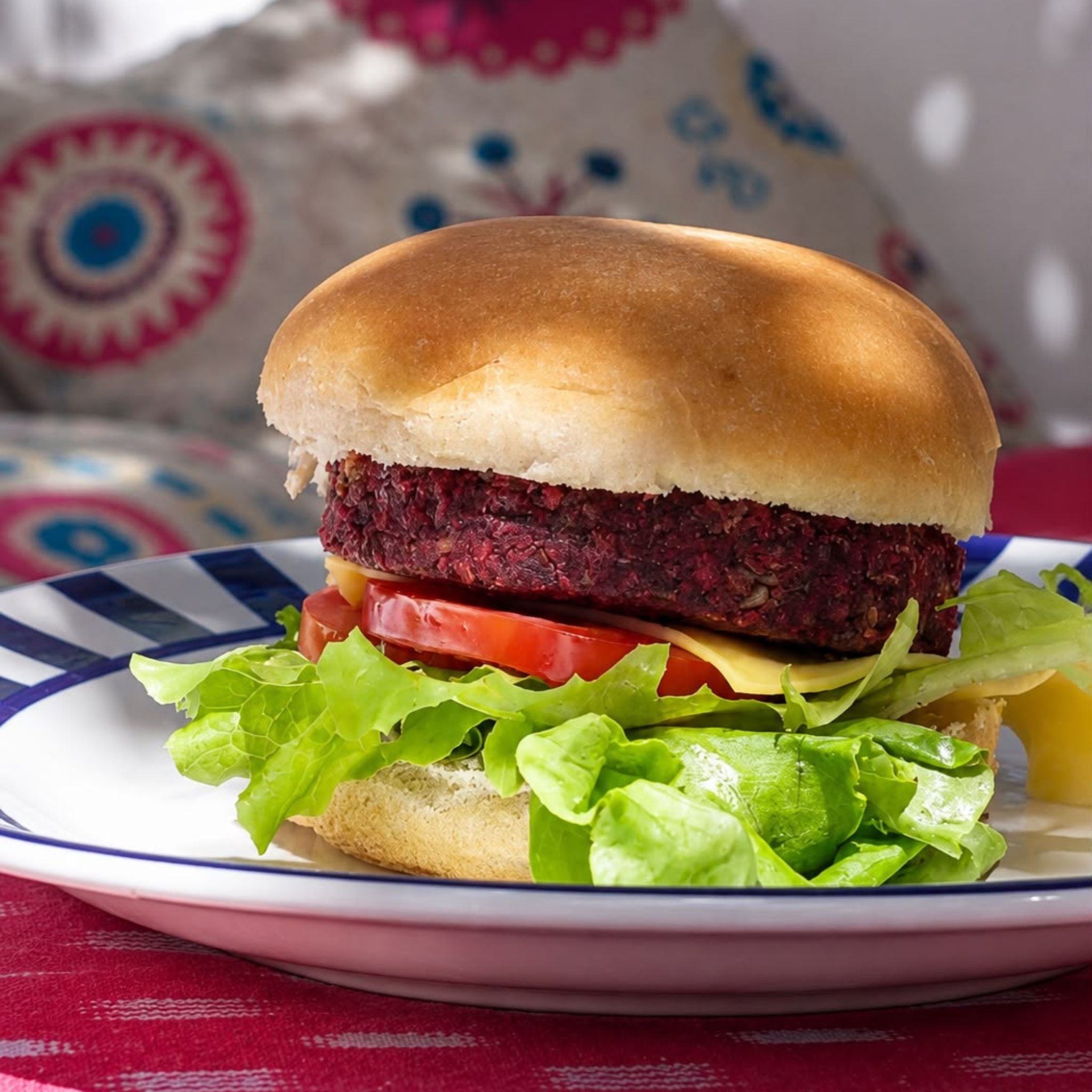 Raízes | Hambúrguer Vegano de Lentilha e Beterraba (2 unidades)